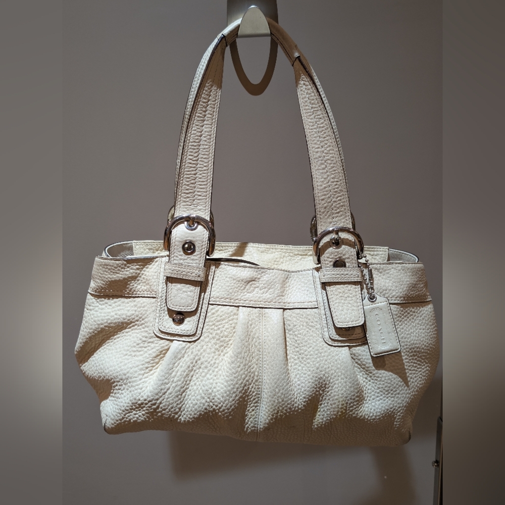 Coach Soho Pleated Pebbled Leather Bag